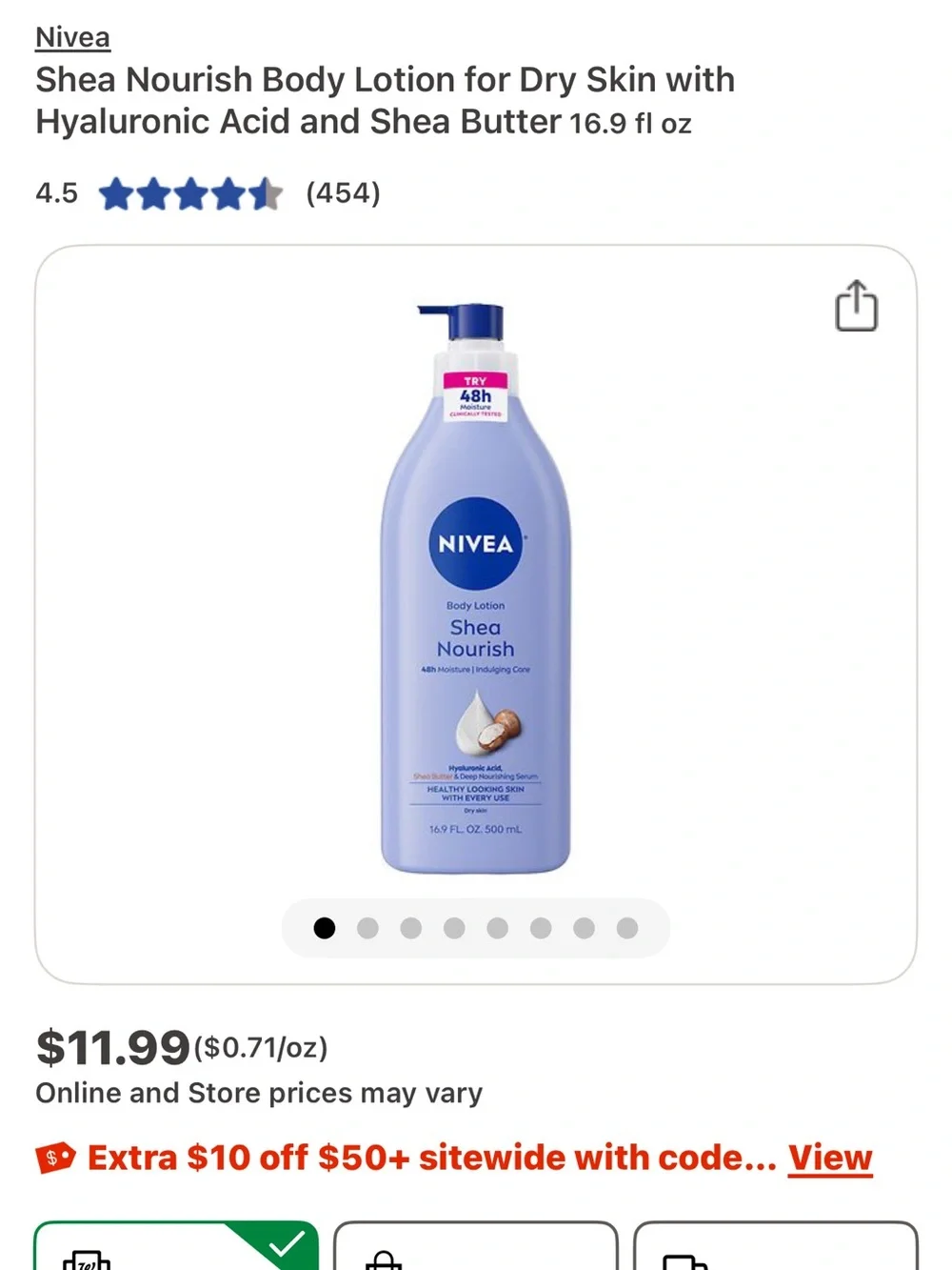 NIVEA Shea Nourish & Essentially Enriched Body Lotion Duo - Blue